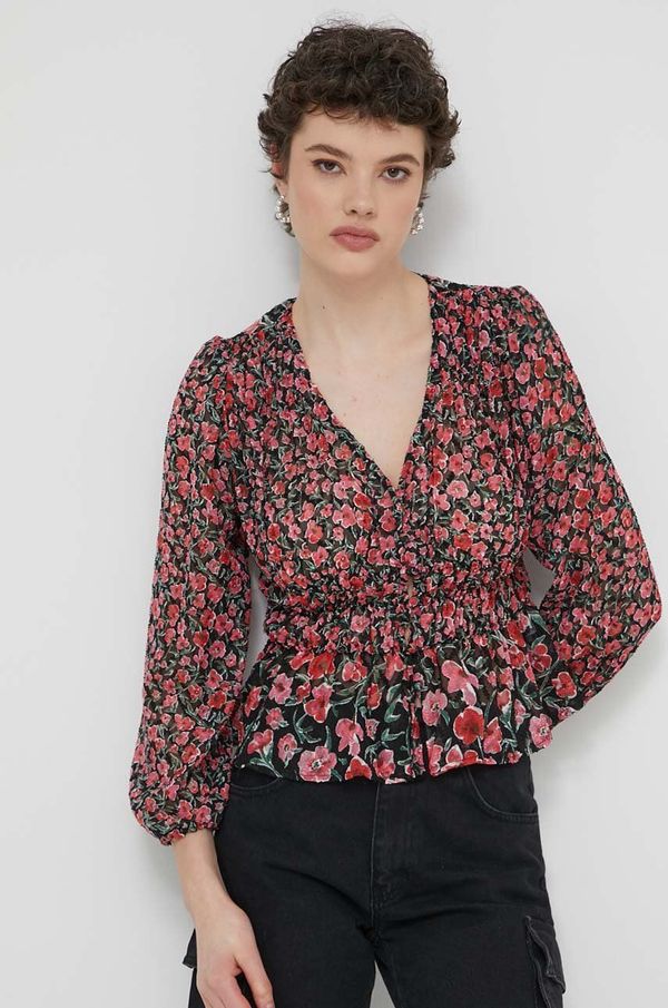 Desigual Košulja Desigual ZOÉ za žene, boja: crna, regular, 24SWBW17