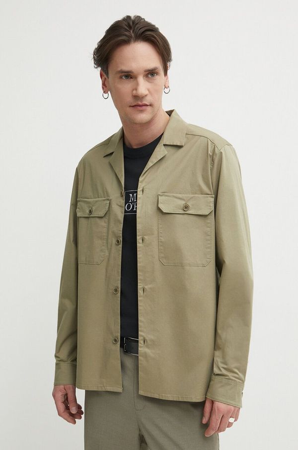 Drykorn Košulja Drykorn HALLEK za muškarce, boja: zelena, relaxed, 122097 47363