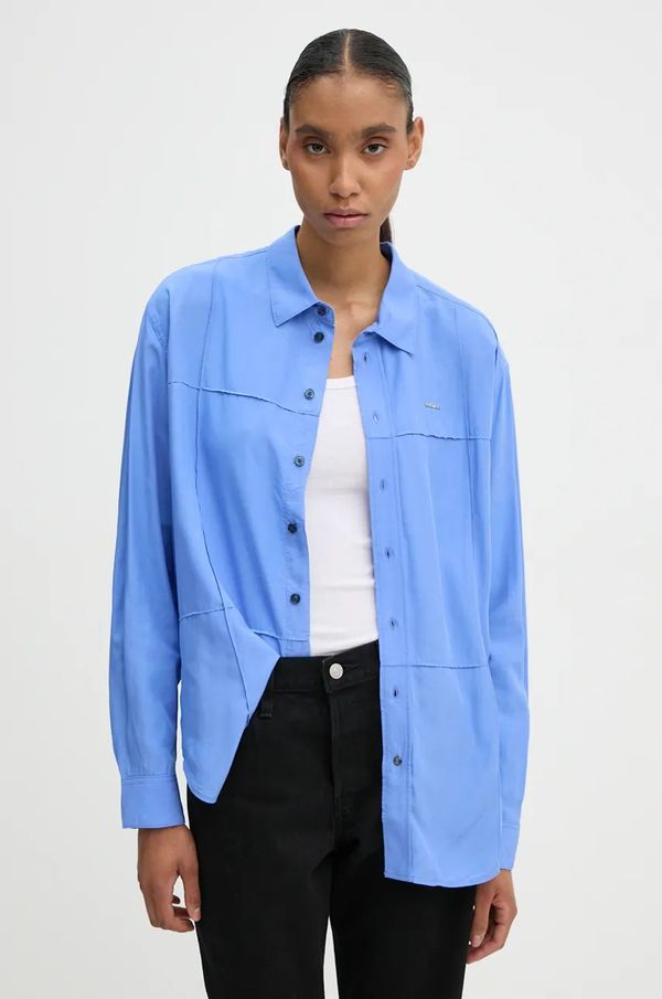 G-Star Raw Košulja G-Star Raw za žene, relaxed, s klasičnim ovratnikom, D25226-4304