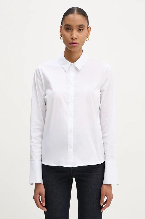 Gestuz Košulja Gestuz za žene, boja: bijela, regular, s klasičnim ovratnikom, 10906815