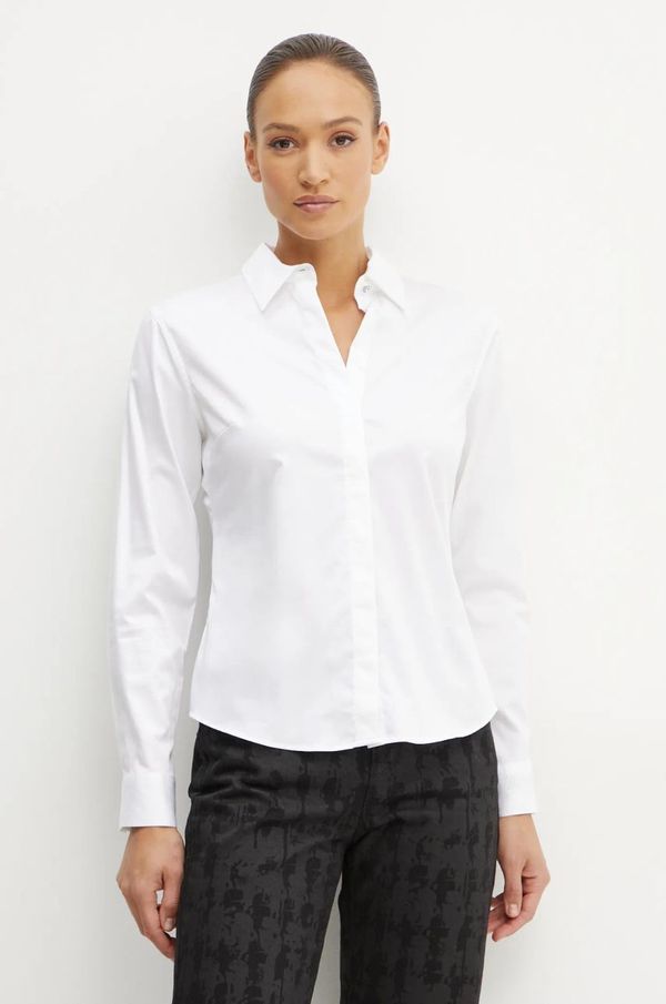 Guess Košulja Guess TIZIANA za žene, boja: bijela, regular, s klasičnim ovratnikom, W5RH31 WAF10