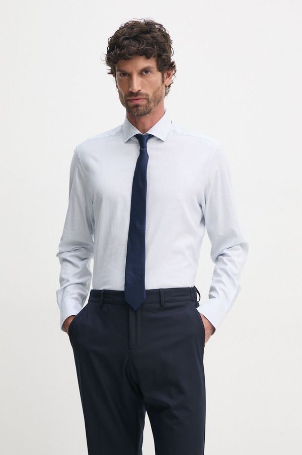 Hackett London Košulja Hackett London za muškarce, regular, s talijanskim ovratnikom, HM3010096