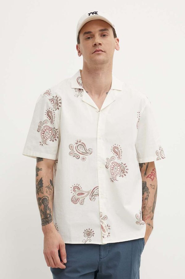 Hollister Co. Košulja Hollister Co. za muškarce, boja: bež, relaxed