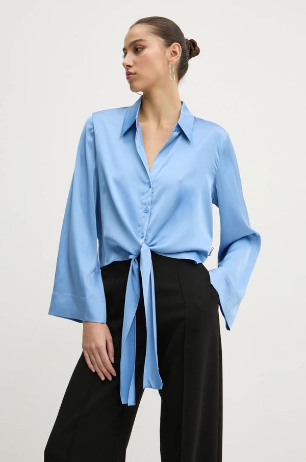 HUGO Košulja HUGO za žene, regular, s klasičnim ovratnikom, 50531538