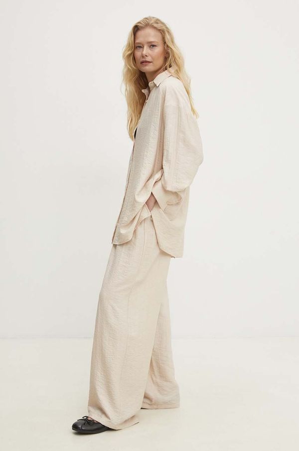 Answear Lab Košulja i hlače Answear Lab boja: bež