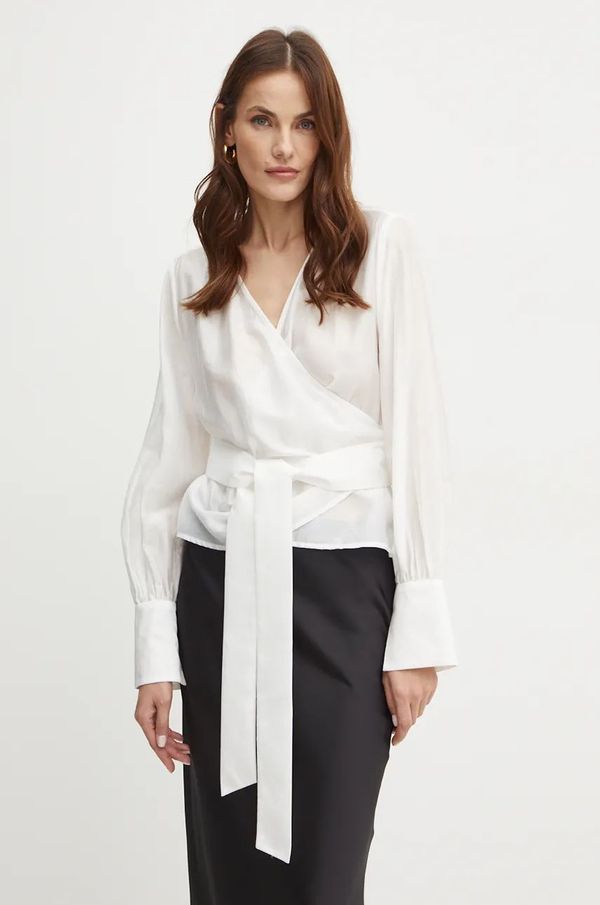 Ivy Oak Košulja Ivy Oak za žene, boja: bijela, slim, IO112333