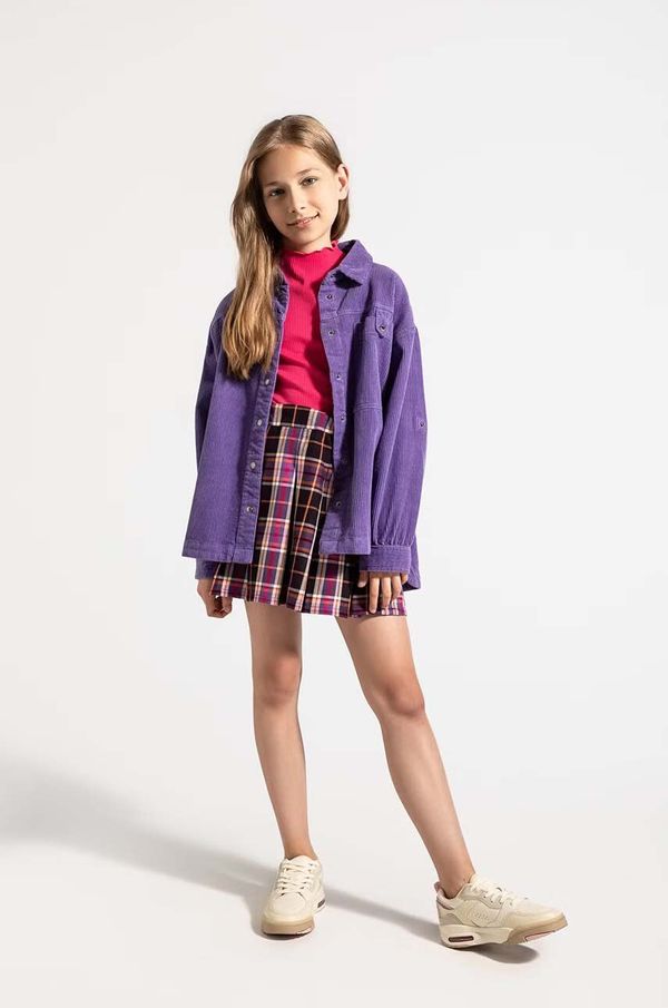 Coccodrillo Košulja-jakna Coccodrillo boja: ljubičasta, ACADEMY GIRL JUNIOR