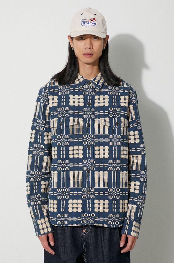 Corridor Košulja-jakna Corridor Lancaster Jacket boja: tamno plava, za prijelazno razdoblje, JKT0016