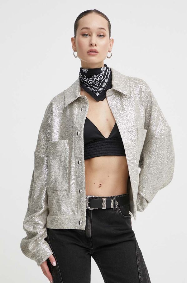 IRO Košulja-jakna IRO boja: srebrna, za prijelazno razdoblje, oversize