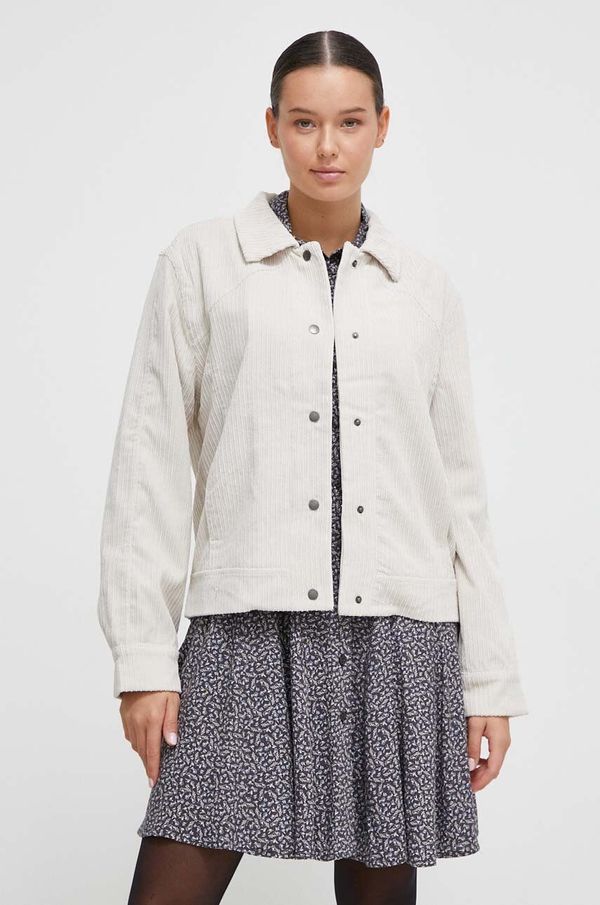 Pepe Jeans Košulja-jakna Pepe Jeans Rish Corduroy boja: bež, za prijelazno razdoblje