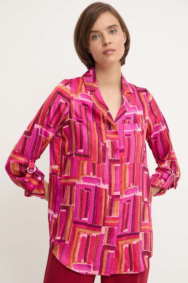 Joseph Ribkoff Košulja Joseph Ribkoff za žene, boja: ružičasta, regular, s klasičnim ovratnikom, 243939