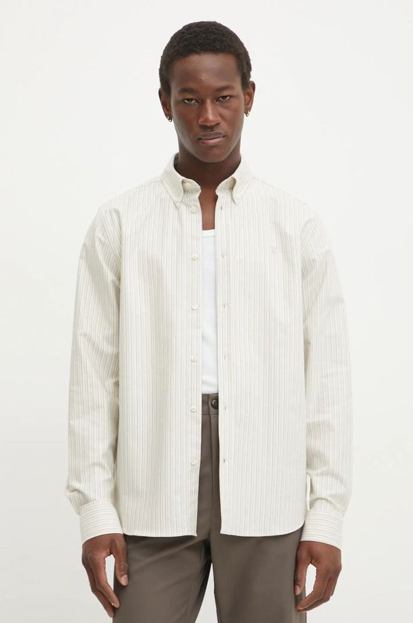 Les Deux Košulja Les Deux za muškarce, boja: bež, regular, s button-down ovratnikom, LDM410196