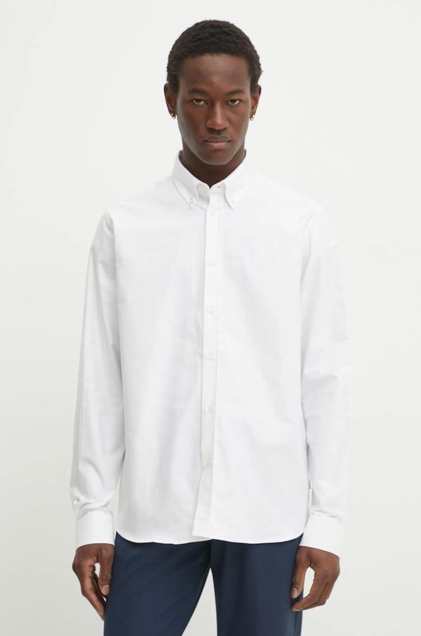 Les Deux Košulja Les Deux za muškarce, boja: bijela, regular, s button-down ovratnikom, LDM410193