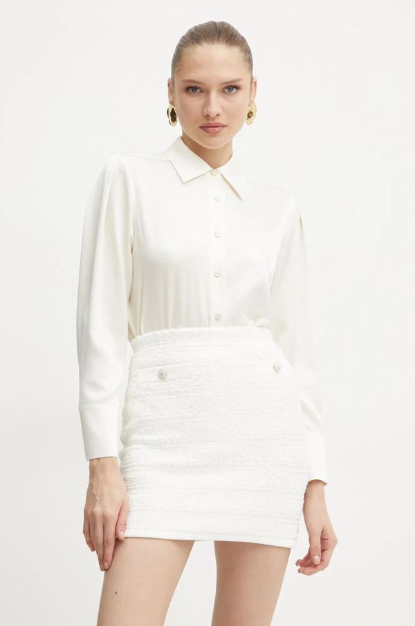 Marciano Guess Košulja Marciano Guess DION za žene, boja: bež, regular, s klasičnim ovratnikom, 5RGH01 7246A