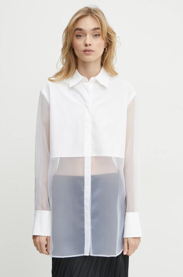 Max&Co. Košulja MAX&Co. za žene, boja: bijela, regular, s klasičnim ovratnikom, 2516111051200