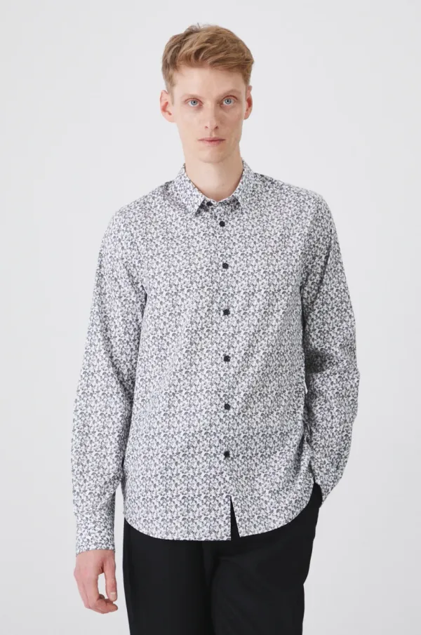 Medicine Košulja Medicine za muškarce, boja: bijela, regular, s klasičnim ovratnikom