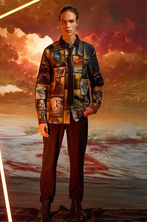 Medicine Košulja Medicine za muškarce, regular, s klasičnim ovratnikom