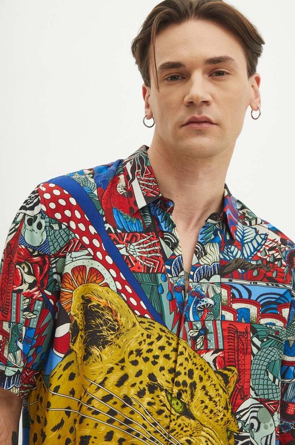 Medicine Košulja Medicine za muškarce, relaxed, s klasičnim ovratnikom