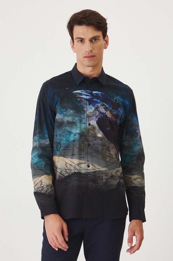 Medicine Košulja Medicine za muškarce, relaxed, s klasičnim ovratnikom