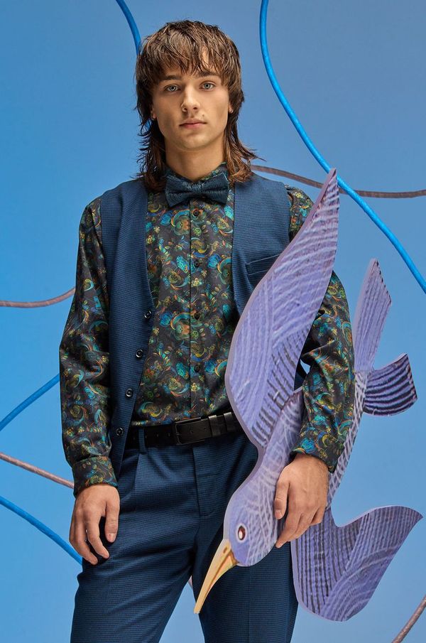 Medicine Košulja Medicine za muškarce, slim, s klasičnim ovratnikom