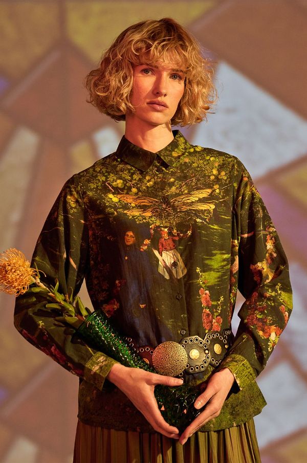 Medicine Košulja Medicine za žene, regular, s klasičnim ovratnikom