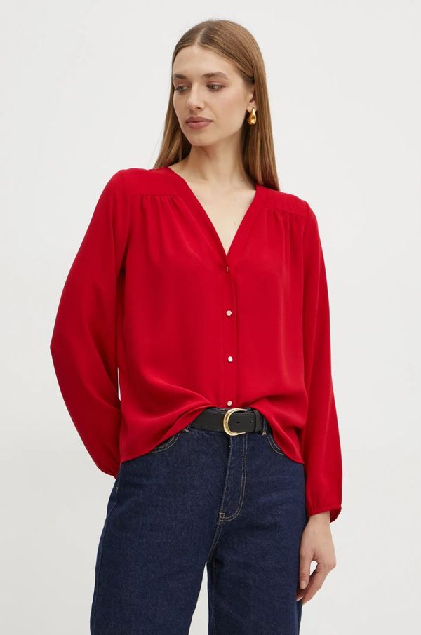 Morgan Košulja Morgan CILAO za žene, boja: crvena, relaxed, CILAO