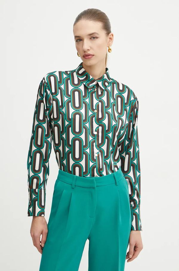 Morgan Košulja Morgan CINO.F za žene, boja: bež, regular, s klasičnim ovratnikom, CINO.F