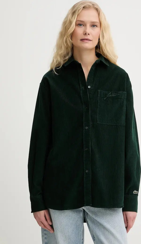 Lacoste Košulja od samta Lacoste