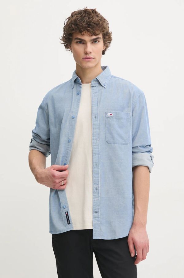 Tommy Jeans Košulja od samta Tommy Jeans regular, s button-down ovratnikom, DM0DM20672