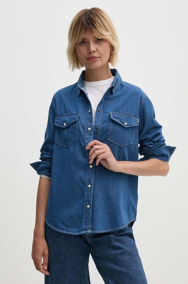 Pepe Jeans Košulja Pepe Jeans REGULAR SHIRT za žene, regular, s klasičnim ovratnikom, PL304894HT8