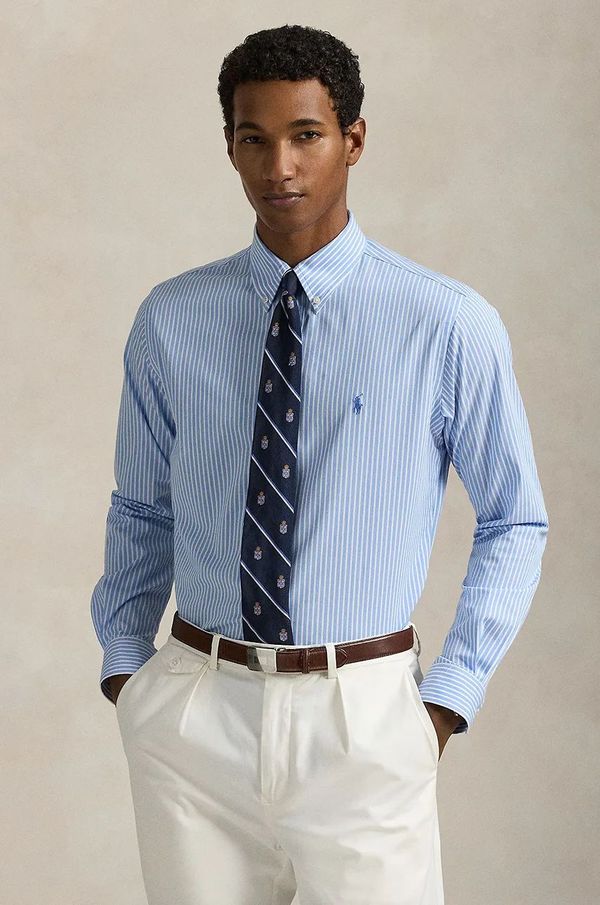 Polo Ralph Lauren Košulja Polo Ralph Lauren za muškarce, slim, s button-down ovratnikom, 710929344