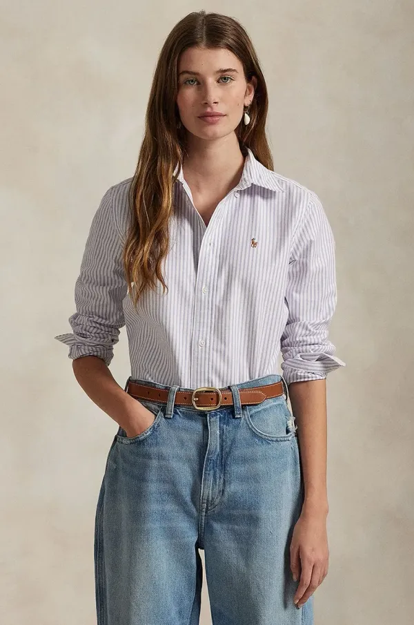 Polo Ralph Lauren Košulja Polo Ralph Lauren za žene, regular, s klasičnim ovratnikom, 211941508