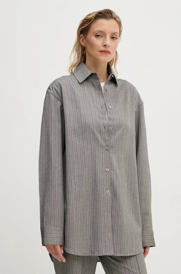 Remain Košulja Remain Herringbone Overshirt