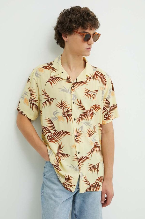 Rip Curl Košulja Rip Curl za muškarce, boja: žuta, relaxed
