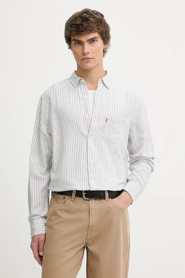 Levi's Košulja s dodatkom lana Levi's SUNSET 1 POCKET STANDARD