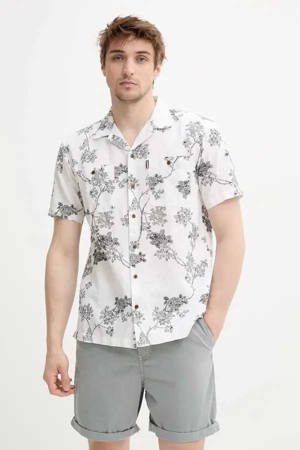 Superdry Košulja s dodatkom lana Superdry