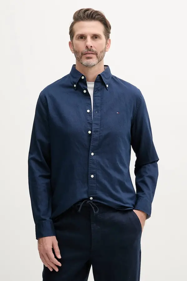 Tommy Hilfiger Košulja s dodatkom lana Tommy Hilfiger