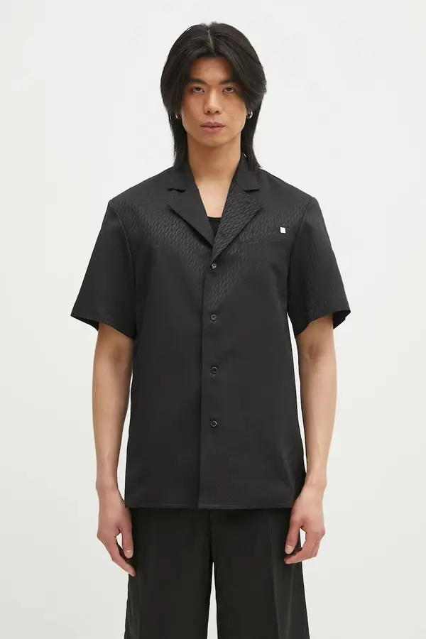 Helmut Lang Košulja s primjesom vune Calvin Klein Jeans Modest Ss Sh.Tonal J