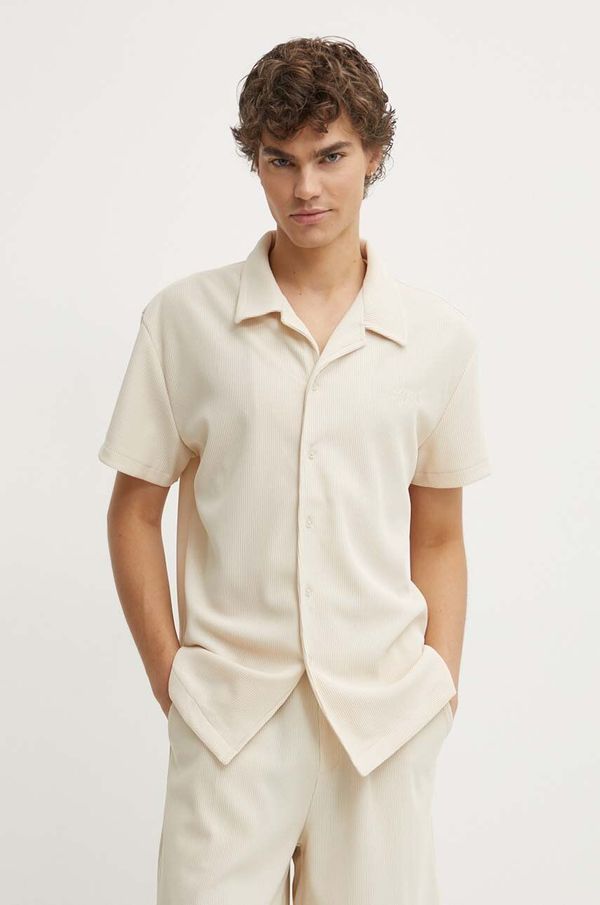 Sixth June Košulja Sixth June za muškarce, boja: bež, relaxed, s klasičnim ovratnikom