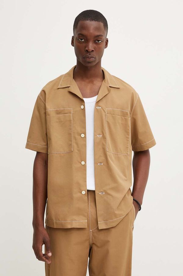 Sunnei Košulja Sunnei boja: bež, relaxed, s klasičnim ovratnikom, RTWXSHR004