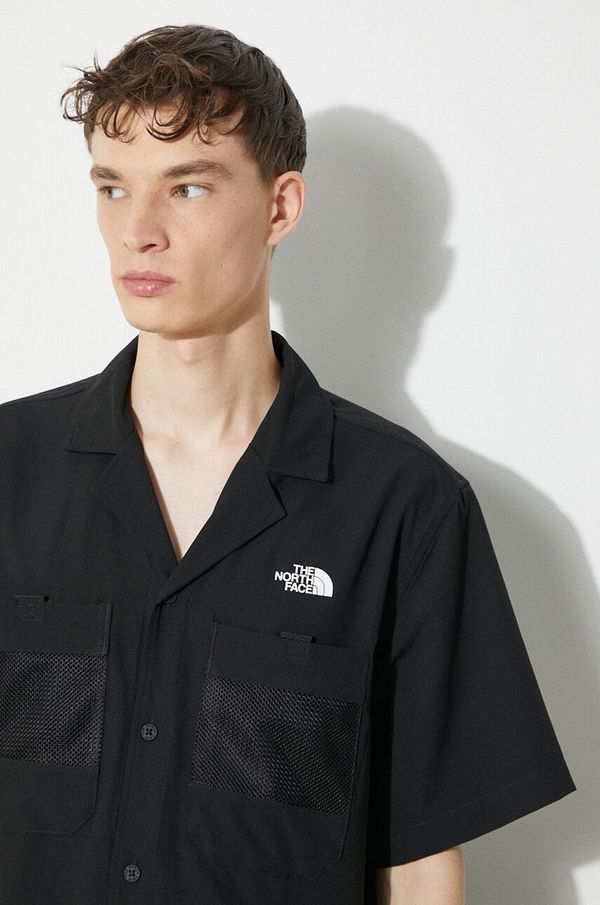 The North Face Košulja The North Face First Trail za muškarce, boja: crna, regular, NF0A87QKJK31