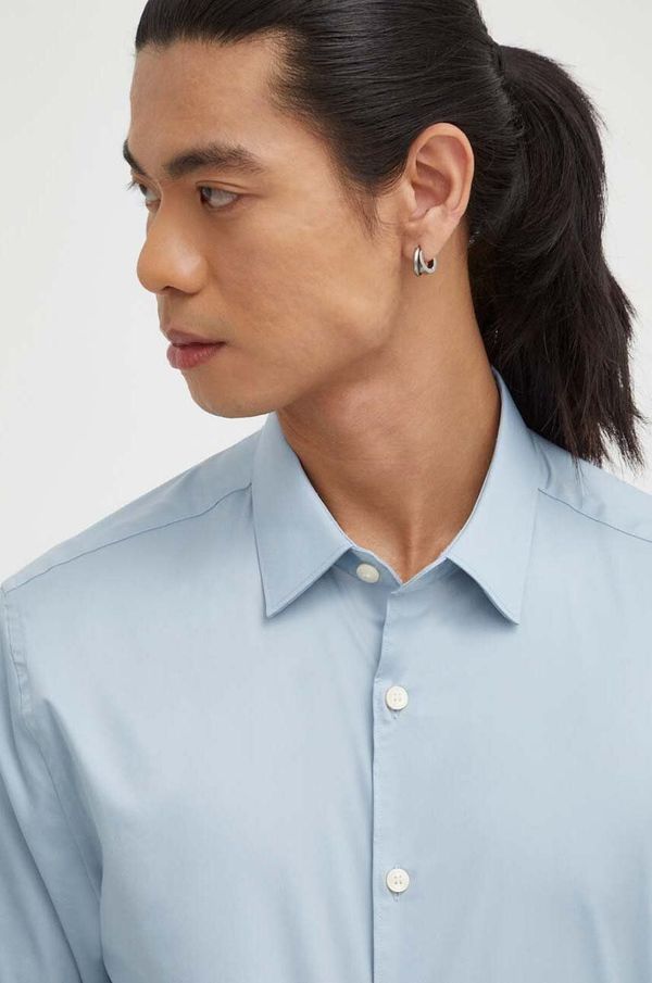 Tiger of Sweden Košulja Tiger Of Sweden za muškarce, slim, s klasičnim ovratnikom