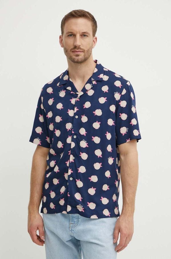 United Colors of Benetton Košulja United Colors of Benetton za muškarce, boja: tamno plava, regular