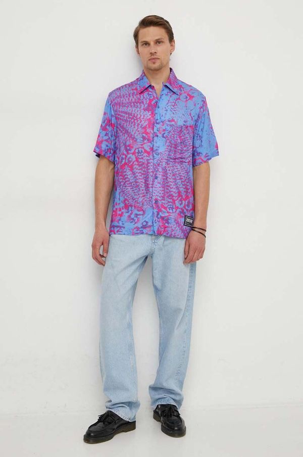 Versace Jeans Couture Košulja Versace Jeans Couture za muškarce, regular, s klasičnim ovratnikom