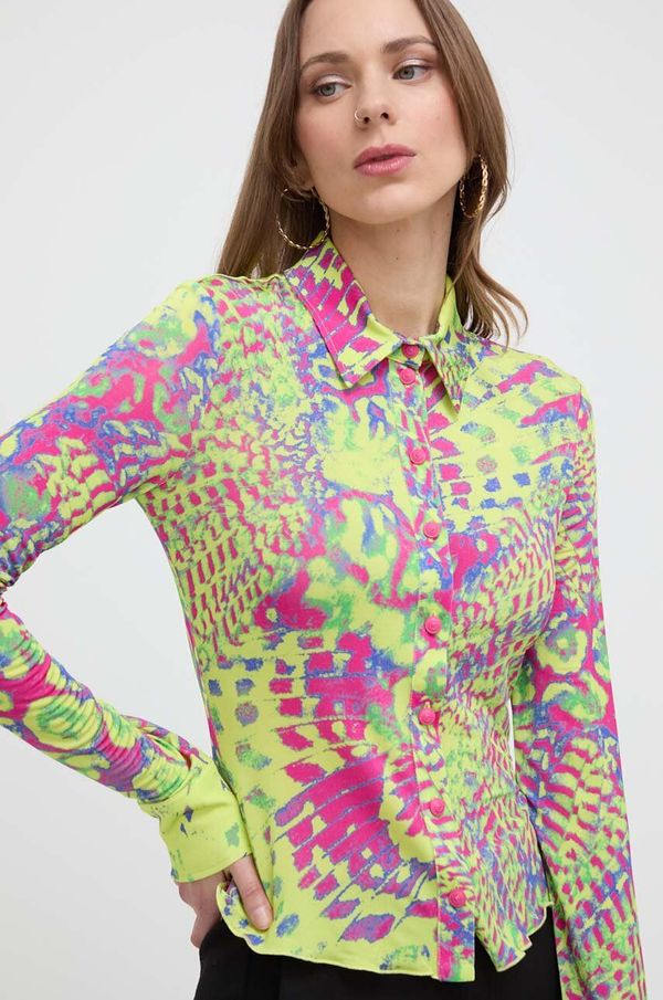 Versace Jeans Couture Košulja Versace Jeans Couture za žene, slim, s klasičnim ovratnikom