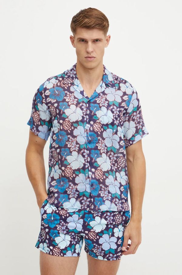 Vilebrequin Košulja Vilebrequin CHARLI za muškarce, regular, HARAU813