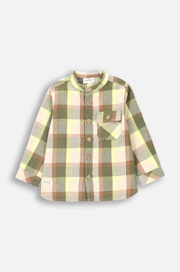 Coccodrillo Košulja za bebe Coccodrillo boja: zelena, SMILE BOY NEWBORN