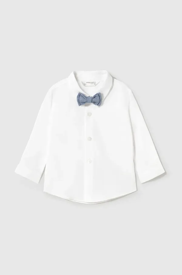 Mayoral Newborn Košulja za bebe Mayoral Newborn boja: bijela, 1102