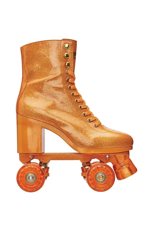 Impala Koturaljke Impala Sparkle Orange High Heel Rollerskates x Marawa