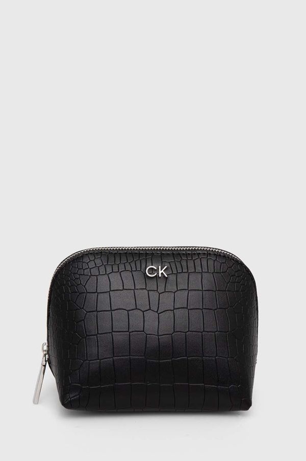 Calvin Klein Kozmetička torbica Calvin Klein boja: crna, K60K612640